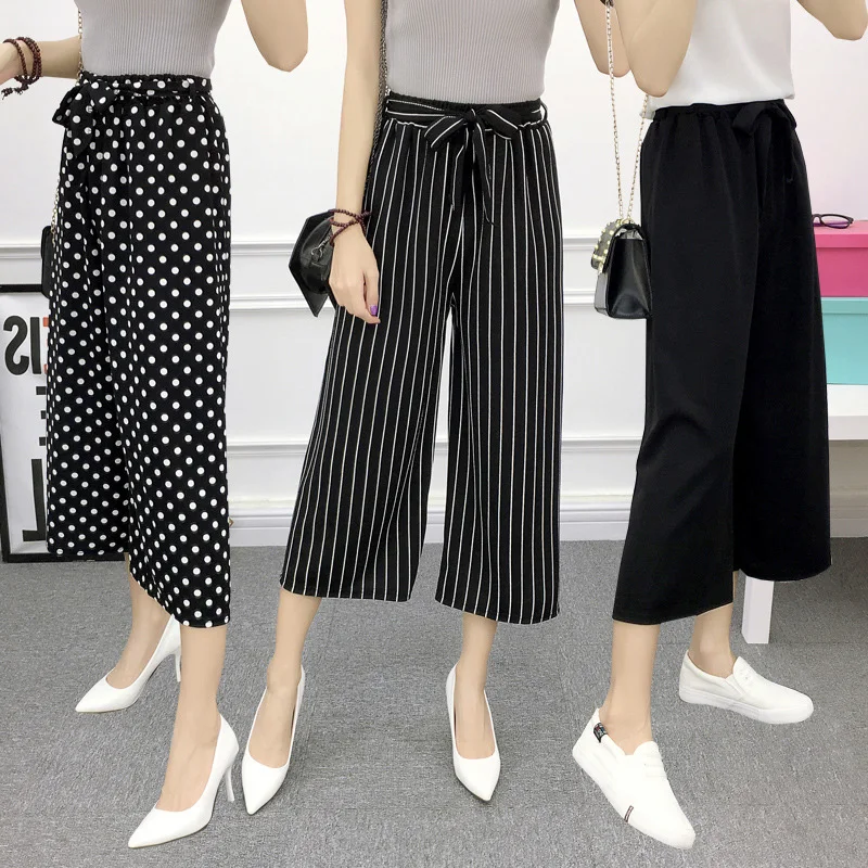 luckymily 2019 Plus Size Women Fashion Summer Spring Wide Leg Pants With Print Women Casual Ankle-Length Pants Women's Clothings
luckymily 2019 Plus Size Women Fashion Summer Spring Wide Leg Pants With Print Women Casual Ankle-Length Pants Women's Clothings