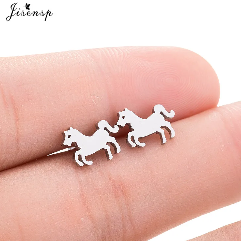 Jisensp Trendy Fashion Horse Stud Earrings for Women Kids Everyday Jewelry Cute Animal Earrings oorbellen Gift brincos
Jisensp Trendy Fashion Horse Stud Earrings for Women Kids Everyday Jewelry Cute Animal Earrings oorbellen Gift brincos