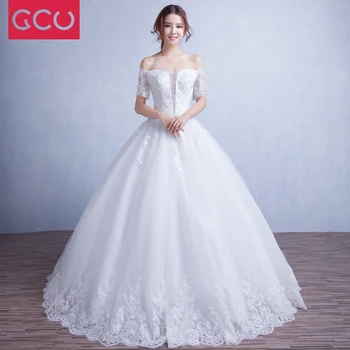 Luxury Wedding Dress 2019 Bride Princess Romantic Boat Neck Lace Embroidery Elegant Wedding Gown Vestido De Noiva
Luxury Wedding Dress 2019 Bride Princess Romantic Boat Neck Lace Embroidery Elegant Wedding Gown Vestido De Noiva
