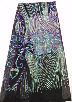 Latest Nigeria Mesh Fabric with Sequins Green Lace Fabric 2019 Newest French Tulle Lace Fabric For Evening Party Dress
Latest Nigeria Mesh Fabric with Sequins Green Lace Fabric 2019 Newest French Tulle Lace Fabric For Evening Party Dress