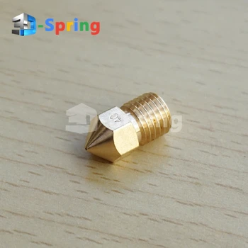 M8 Nozzle 0.4mm M8*1 Thread Length 15.5mm Copper (NOT Brass) for 3D Printer 1.75mm 3mm Print Head
M8 Nozzle 0.4mm M8*1 Thread Length 15.5mm Copper (NOT Brass) for 3D Printer 1.75mm 3mm Print Head