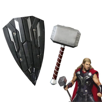 War Shield Thor Hammer Captain America Cosplay 1:1 Hammer Weapons Movie PU arms Superhero Cosplay toys
War Shield Thor Hammer Captain America Cosplay 1:1 Hammer Weapons Movie PU arms Superhero Cosplay toys