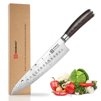 Sunnecko 8.5" inch Chef Knife Santoku Utility Kitchen knives Gift Box Package German 14116 Steel Chef's Cooking Tool Meat Slicer
Sunnecko 8.5" inch Chef Knife Santoku Utility Kitchen knives Gift Box Package German 14116 Steel Chef's Cooking Tool Meat Slicer
