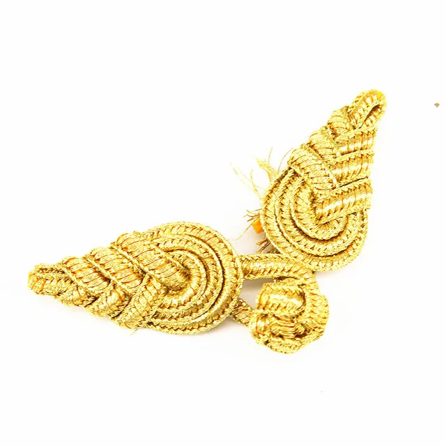 10set Gold Metallic Chinese Frog Closure Knot Fastener Buttons Braided Sewing For Craft Handmade Traditional Cheongsam K249
10set Gold Metallic Chinese Frog Closure Knot Fastener Buttons Braided Sewing For Craft Handmade Traditional Cheongsam K249