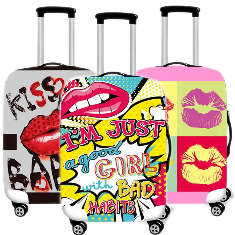 Fashion 3D Red Lips Luggage Cover Protective Case Thicken Waterproof Elastic Travel Suitcase Cover XL Accessorie 18-32 Inch
Fashion 3D Red Lips Luggage Cover Protective Case Thicken Waterproof Elastic Travel Suitcase Cover XL Accessorie 18-32 Inch