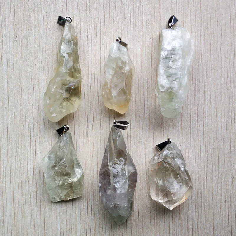 Wholesale 6pcs/lot fashion good quality natural green crystal Irregular pendants for jewelry Accessories making free shipping
Wholesale 6pcs/lot fashion good quality natural green crystal Irregular pendants for jewelry Accessories making free shipping