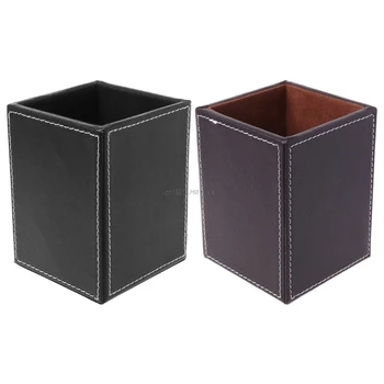Leather Square Pen Pencils Holder Desk Stationery Organizer Box Storage Office School Supplier
Leather Square Pen Pencils Holder Desk Stationery Organizer Box Storage Office School Supplier