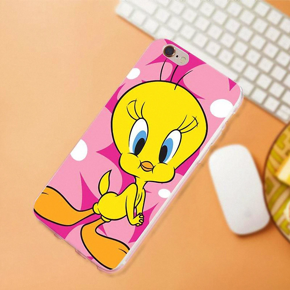 

Phone Case Cover For iPhone X 4 4S 5 5C SE 6 6S 7 8 Plus HTC Desire 628 630 816 820 One A9 M7 M8 M9 M10 Fashion Bug Bunny Tweety