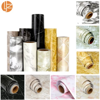 yazi White Black Marble Wallpaper Gold Wall Paper for Walls Decor