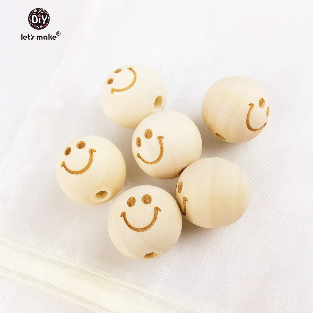 Let's Make 20mm Round Necklace Wooden Beads Smile Unfinished 40 Pieces Baby Teether Wooden Teething Beads Mordedor Baby Pendant
Let's Make 20mm Round Necklace Wooden Beads Smile Unfinished 40 Pieces Baby Teether Wooden Teething Beads Mordedor Baby Pendant