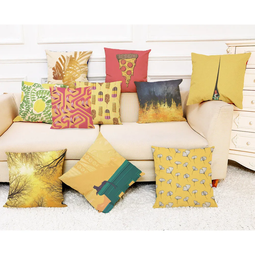 2019 Modern Fashion Multi-color 45*45cm Cotton Linen Mustard Pillow Case Yellow Geometric Fall Autumn Pillow Covers Decorative
2019 Modern Fashion Multi-color 45*45cm Cotton Linen Mustard Pillow Case Yellow Geometric Fall Autumn Pillow Covers Decorative