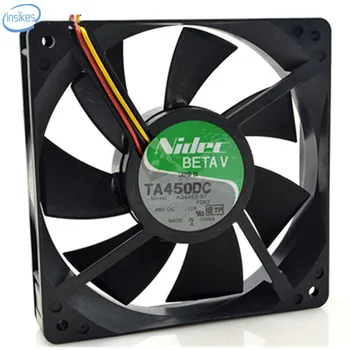 TA450DC A34452-57 Double Ball Bearing Cooling Fan DC 48V 0.12A 12025 120*120*25mm 12CM 3 Wires
TA450DC A34452-57 Double Ball Bearing Cooling Fan DC 48V 0.12A 12025 120*120*25mm 12CM 3 Wires