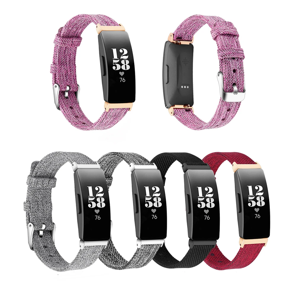 Canvas Wristband Strap for Fitbit Inspire / Inspire HR Smart Watch Nylon Woven Fabric Watch Band Bracelet for Fitbit Inspire
Canvas Wristband Strap for Fitbit Inspire / Inspire HR Smart Watch Nylon Woven Fabric Watch Band Bracelet for Fitbit Inspire