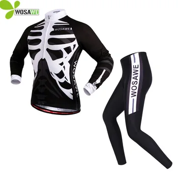 WOSAWE Maillot Ciclismo Roupa de Ciclismo Esqueleto Skeleton Cycling Suits Men Silicon Gel Padded Bicycle Clothing Set Motocross
WOSAWE Maillot Ciclismo Roupa de Ciclismo Esqueleto Skeleton Cycling Suits Men Silicon Gel Padded Bicycle Clothing Set Motocross