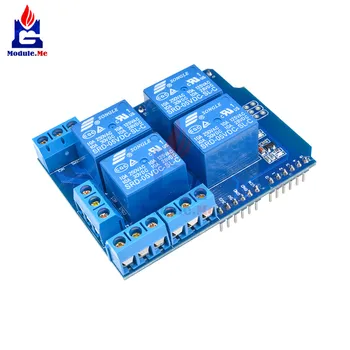 4 Channel 5V Relay Swtich Expansion Drive Board LED Indicator Relay Shield V2.0 Development Board Module for Arduino UNO R3 One
4 Channel 5V Relay Swtich Expansion Drive Board LED Indicator Relay Shield V2.0 Development Board Module for Arduino UNO R3 One