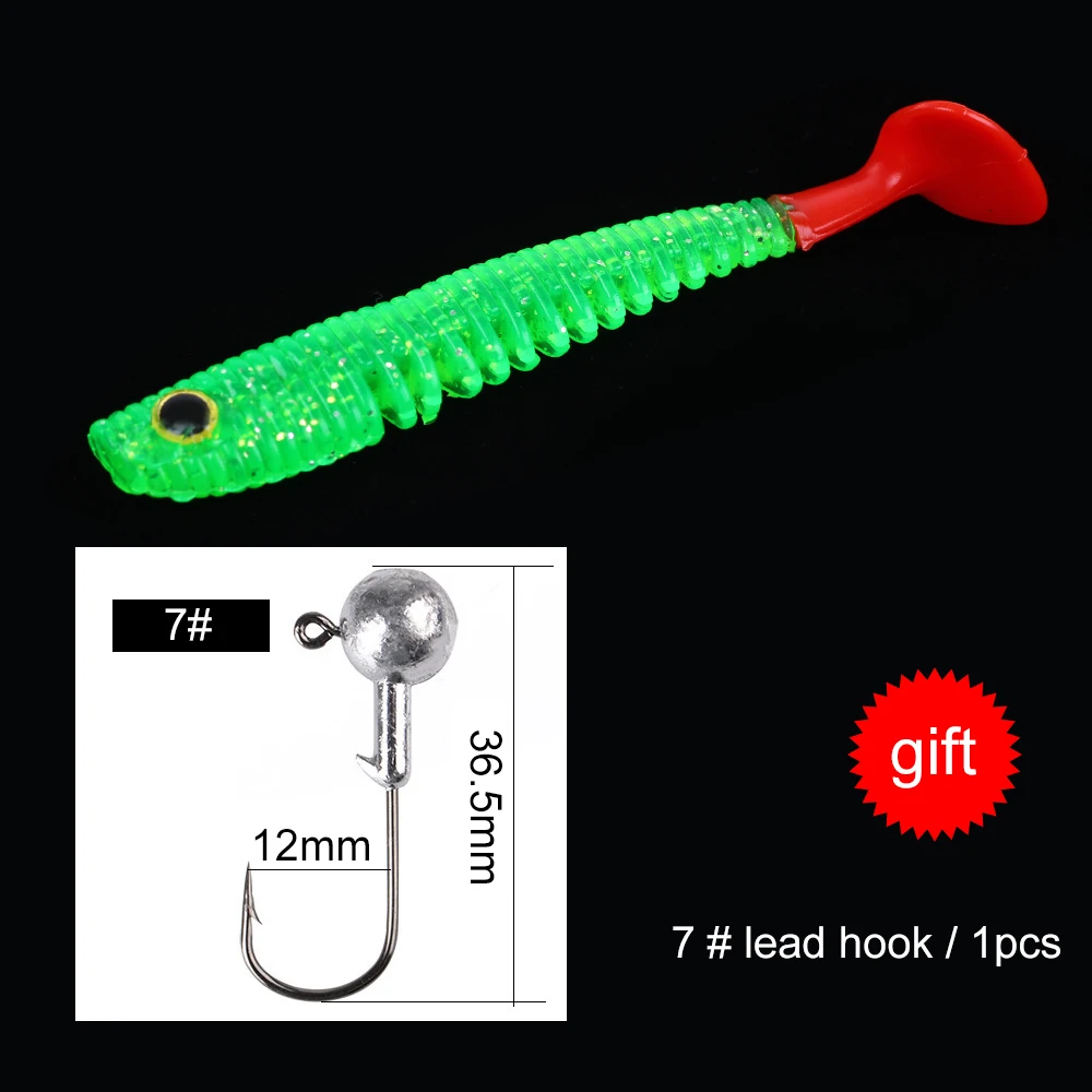 FTK Soft Lure Fishing Lures Jigging Lure Swim Baits Bass Easy Silicone Carp Artificial Soft Wobblers 3D Shake Fish T-tail 706
FTK Soft Lure Fishing Lures Jigging Lure Swim Baits Bass Easy Silicone Carp Artificial Soft Wobblers 3D Shake Fish T-tail 706