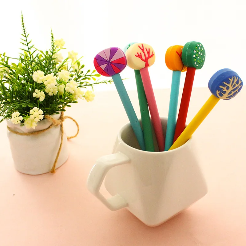 1X Creative Silicone Colorful Tree Gel Pen Rollerball Pen School Office Supply Student Stationery 0.5mm Black Ink
1X Creative Silicone Colorful Tree Gel Pen Rollerball Pen School Office Supply Student Stationery 0.5mm Black Ink