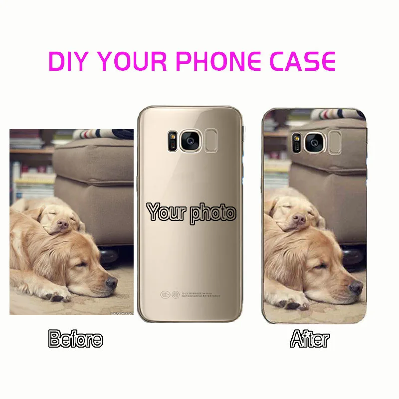 DIY Photo Name Text Customized Soft Cell Phone Case Cover Shell Coque for Samsung Note8 S6 S7 edge S8 S9 plus Note 5 4
DIY Photo Name Text Customized Soft Cell Phone Case Cover Shell Coque for Samsung Note8 S6 S7 edge S8 S9 plus Note 5 4