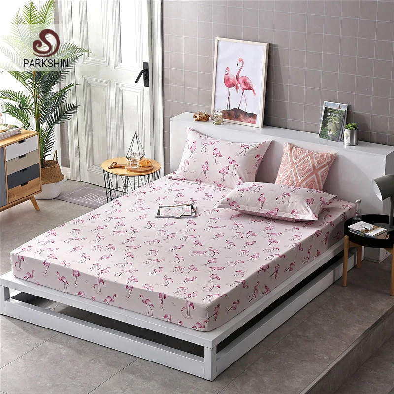 Parkshin 1PCS Fitted Sheet 100% Polyester Adult Flamingos Bed Sheets On Elastic Band Printed Rubber Sheets Bed Linen Euro Corner
Parkshin 1PCS Fitted Sheet 100% Polyester Adult Flamingos Bed Sheets On Elastic Band Printed Rubber Sheets Bed Linen Euro Corner