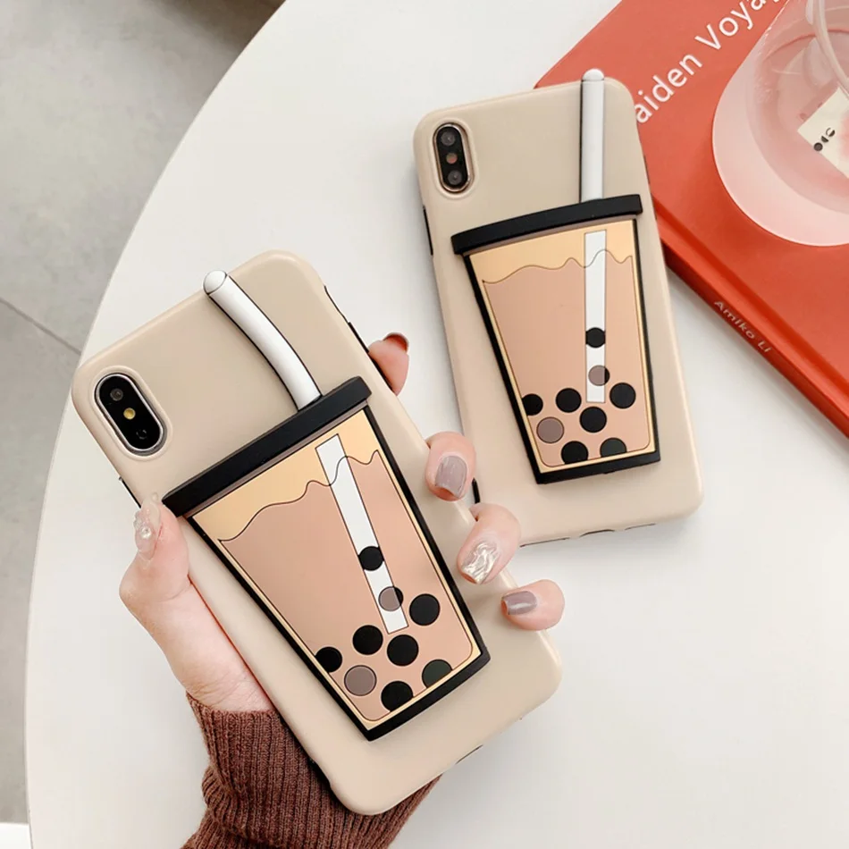 For iPhone 7 Plus X XR XS Max Case Funny Milk Bubble Tea Drink Bottle Pattern Phone Case For iPhone 8 6 Plus Soft Silicone Cover
For iPhone 7 Plus X XR XS Max Case Funny Milk Bubble Tea Drink Bottle Pattern Phone Case For iPhone 8 6 Plus Soft Silicone Cover