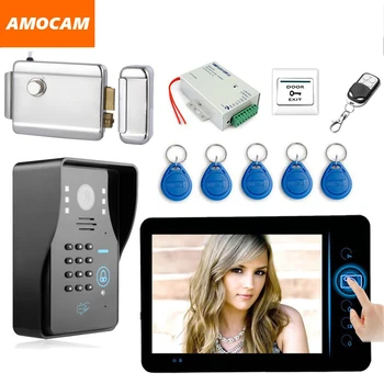 7" Wireless Video Door Phone Doorbell Intercom Kit with Electronic Lock password/ID Card /Wireless Remote/ Exit Button for home
7" Wireless Video Door Phone Doorbell Intercom Kit with Electronic Lock password/ID Card /Wireless Remote/ Exit Button for home