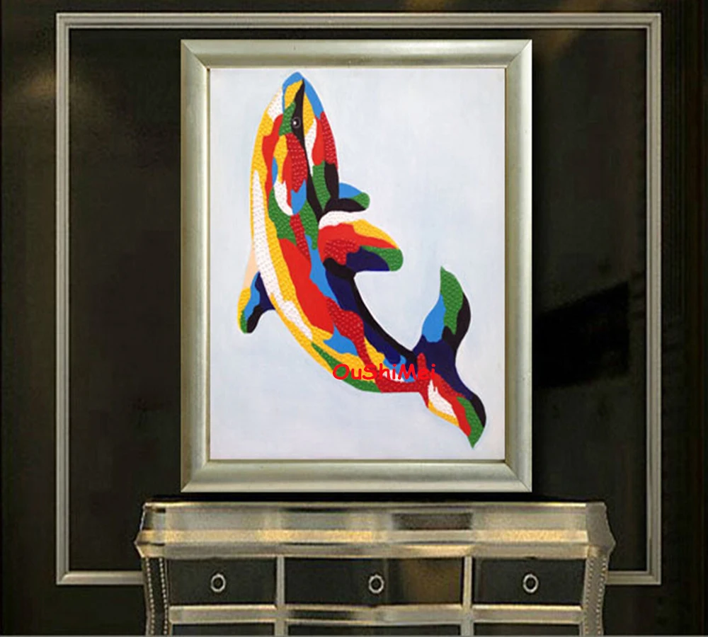 Handmade Cheap Abstract Dolphin Painting Picture On Canvas Oil Painting Modern Wall Painting Acrylic Paintings Animals Pictures
Handmade Cheap Abstract Dolphin Painting Picture On Canvas Oil Painting Modern Wall Painting Acrylic Paintings Animals Pictures