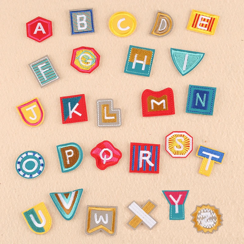1 pcs A-Z Letter Mix Patch for Clothing Iron on Embroidered Sew Applique Cute Patch Fabric Badge Garment Apparel Accessories-7
1 pcs A-Z Letter Mix Patch for Clothing Iron on Embroidered Sew Applique Cute Patch Fabric Badge Garment Apparel Accessories-7