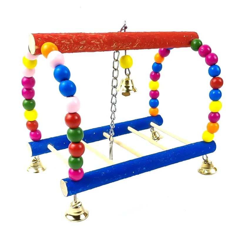 Pet Parrot Toy Wooden Climbing Swing Ladder For Parrot Parakeet Budgie Cockatiel Lovebirds
Pet Parrot Toy Wooden Climbing Swing Ladder For Parrot Parakeet Budgie Cockatiel Lovebirds