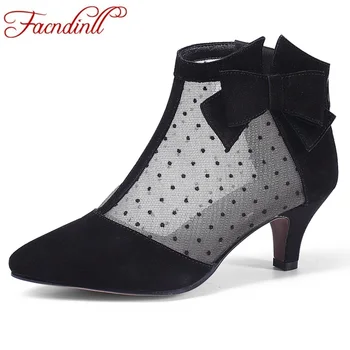 FACNDINLL new fashion suede leather+mesh brand design shoes woman spring summer boots high heels ladies ankle boots dress shoes
FACNDINLL new fashion suede leather+mesh brand design shoes woman spring summer boots high heels ladies ankle boots dress shoes