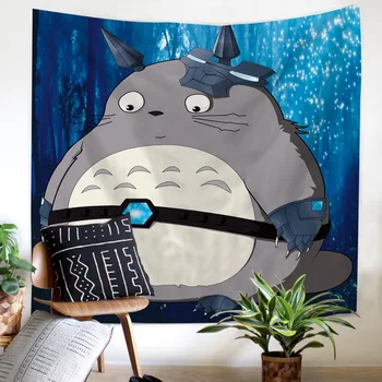 Tapestry Navy Blue Totoro square Wall Hanging decoration best-selling comfortable soft Japanese anime new style Tapestry
Tapestry Navy Blue Totoro square Wall Hanging decoration best-selling comfortable soft Japanese anime new style Tapestry