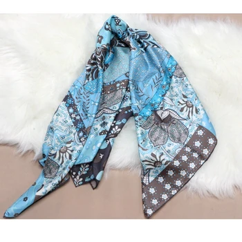 Charming Floral Patterns 100% Twill Silk Scarf Hijab Foulard Women Large Square Silk Scarf Shawl 88x88cm Female Gifts
Charming Floral Patterns 100% Twill Silk Scarf Hijab Foulard Women Large Square Silk Scarf Shawl 88x88cm Female Gifts