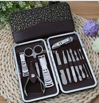 50sets/lot Free Shipping 12 in 1 set Nail Care Set Pedicure Scissor Tweezer Knife Ear pick Utility Manicure Tools Nail Clipper
50sets/lot Free Shipping 12 in 1 set Nail Care Set Pedicure Scissor Tweezer Knife Ear pick Utility Manicure Tools Nail Clipper