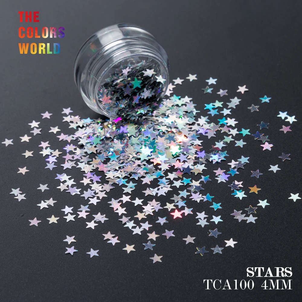 TCT-173 Star Shape Laser 4MM Size Nail Glitter For Nail Art Decoration Body Glitter Makeup Face Painting Henna Handwork DIY
TCT-173 Star Shape Laser 4MM Size Nail Glitter For Nail Art Decoration Body Glitter Makeup Face Painting Henna Handwork DIY