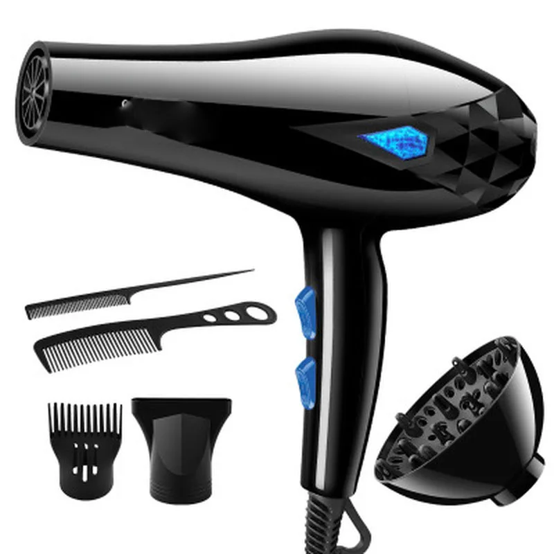 Hair Dryer Hot and Cold Wind Blow AC Motor Electric Hairdryer Fan Professional Hairdressing Barber Salons Styling | Бытовая техника