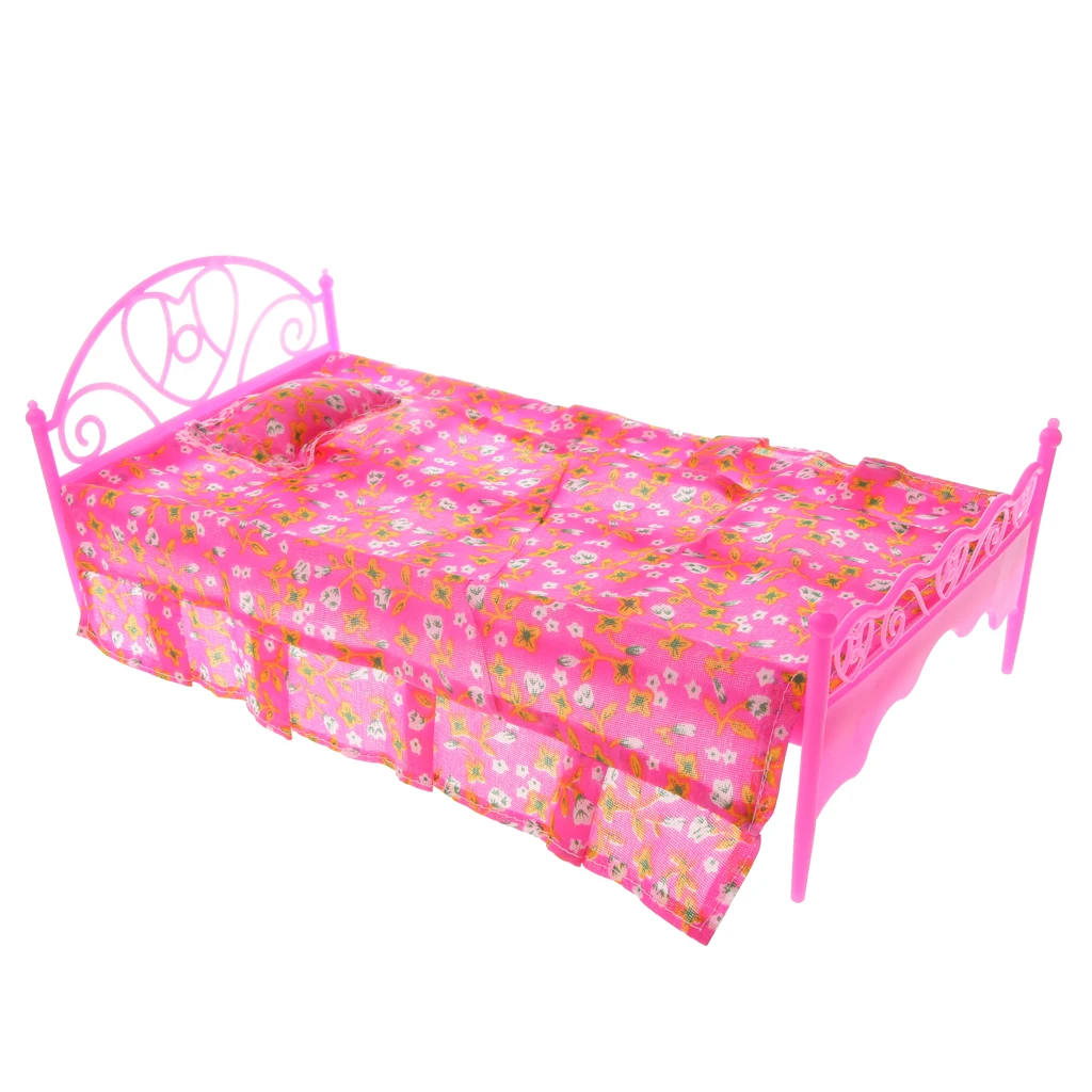 High quality Mini Pink Wardrobe with 3 big drawers and 2 small drawers Suitable for 29cm fashion doll dollhouses decoration