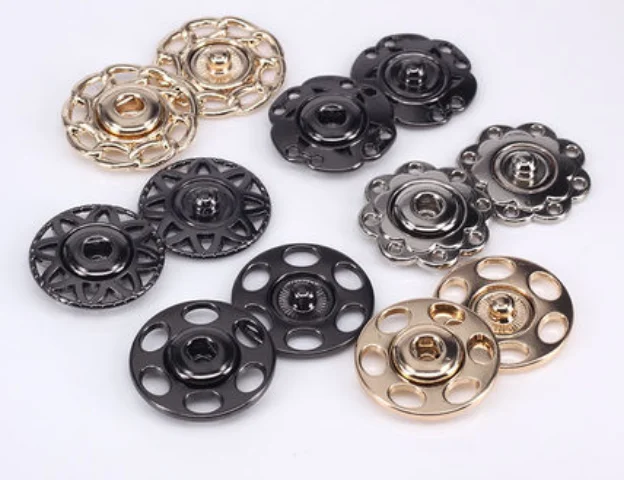 clothing metal dark buckle gold silver black color coat button sweater button hidden button women's buckle
clothing metal dark buckle gold silver black color coat button sweater button hidden button women's buckle