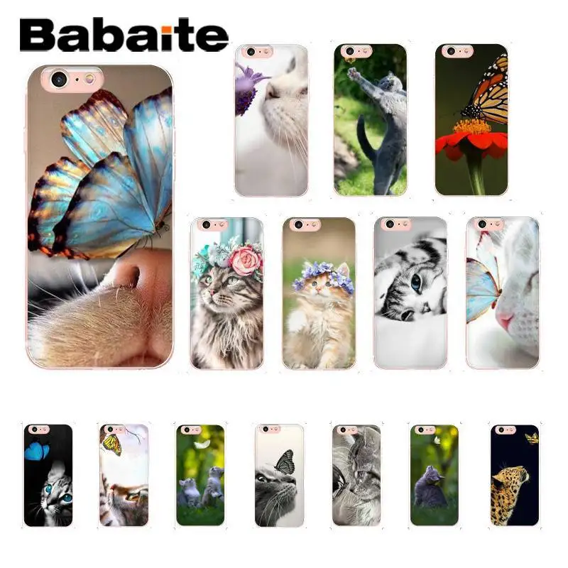 Babaite Butterfly Stand On The Cat Nose Mobile Phone Case for iPhone X XS MAX 6 6s 7 7plus 8 8Plus 5 5S SE XR 11 11pro 11promax
Babaite Butterfly Stand On The Cat Nose Mobile Phone Case for iPhone X XS MAX 6 6s 7 7plus 8 8Plus 5 5S SE XR 11 11pro 11promax