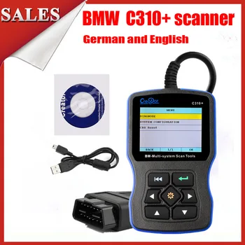 OBD2 II Scan Tool Creator C310+ Airbag/ABS/SRS Diagnostic Fault Trouble Code Scanner Reader For BMW
OBD2 II Scan Tool Creator C310+ Airbag/ABS/SRS Diagnostic Fault Trouble Code Scanner Reader For BMW