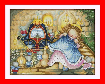 Lovely princess Printed Canvas DMC Counted Cross Stitch Kits printed Cross-stitch set Embroidery Needlework
Lovely princess Printed Canvas DMC Counted Cross Stitch Kits printed Cross-stitch set Embroidery Needlework