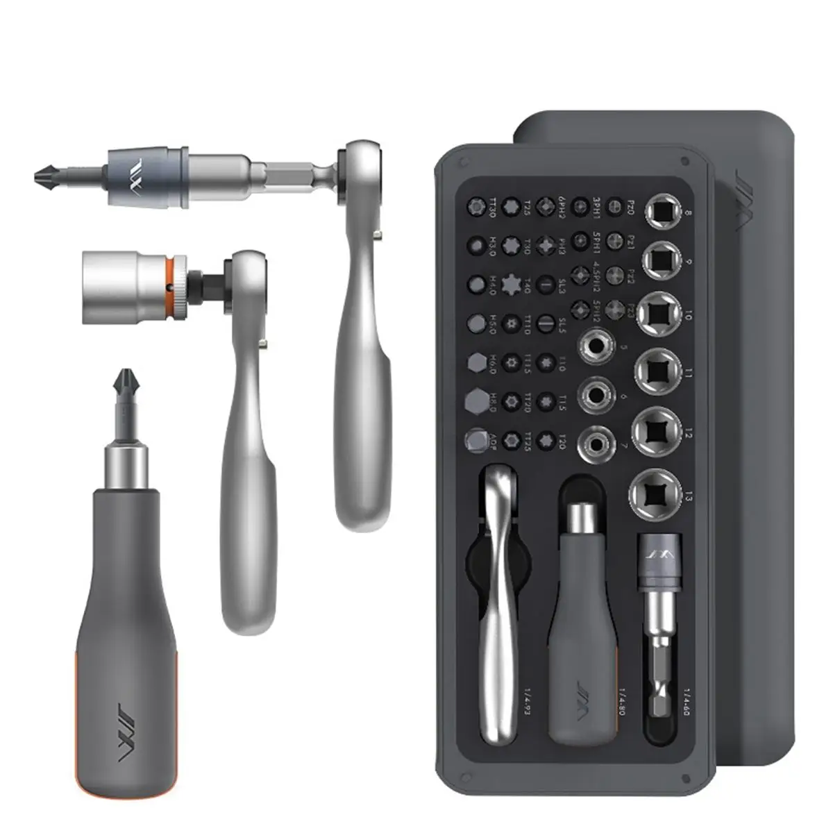 41 IN 1 Screwdriver S2 Magnetic Bits Ratchet Wrench Screwdrivers Kit Multifunction DIY Household Repair Tool
41 IN 1 Screwdriver S2 Magnetic Bits Ratchet Wrench Screwdrivers Kit Multifunction DIY Household Repair Tool