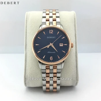 40mm Debert Date Sapphire Glass Blue Dial Stainless Steel Case Band Automatic Men's Watch
40mm Debert Date Sapphire Glass Blue Dial Stainless Steel Case Band Automatic Men's Watch