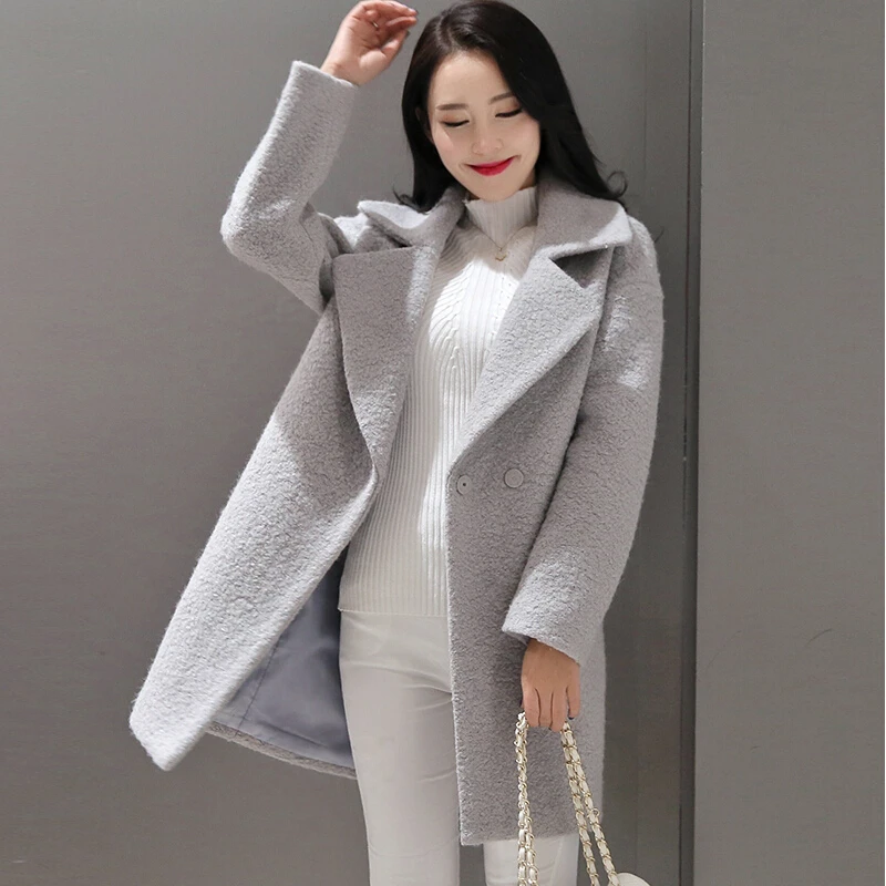 2018 new winter woolen coat female Korean cultivating long section of small fragrant wind woolen coat thick cloak tide
2018 new winter woolen coat female Korean cultivating long section of small fragrant wind woolen coat thick cloak tide