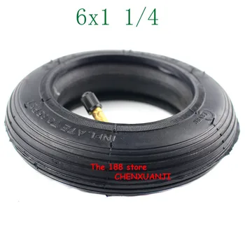 Electric Scooter e-Bike A-Folding Bik 6 Inch Pneumatic Tire 6x1 1/4 tyre 150MM Scooter Inflation Wheel tyre Inner Tube
Electric Scooter e-Bike A-Folding Bik 6 Inch Pneumatic Tire 6x1 1/4 tyre 150MM Scooter Inflation Wheel tyre Inner Tube