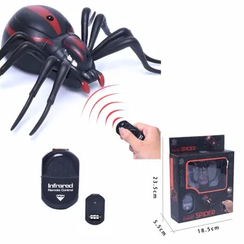 Funny Simulation Infrared RC Remote Control Scary Creepy Insect Spider Ant Toys Halloween Gift For Children Boy Adult
Funny Simulation Infrared RC Remote Control Scary Creepy Insect Spider Ant Toys Halloween Gift For Children Boy Adult