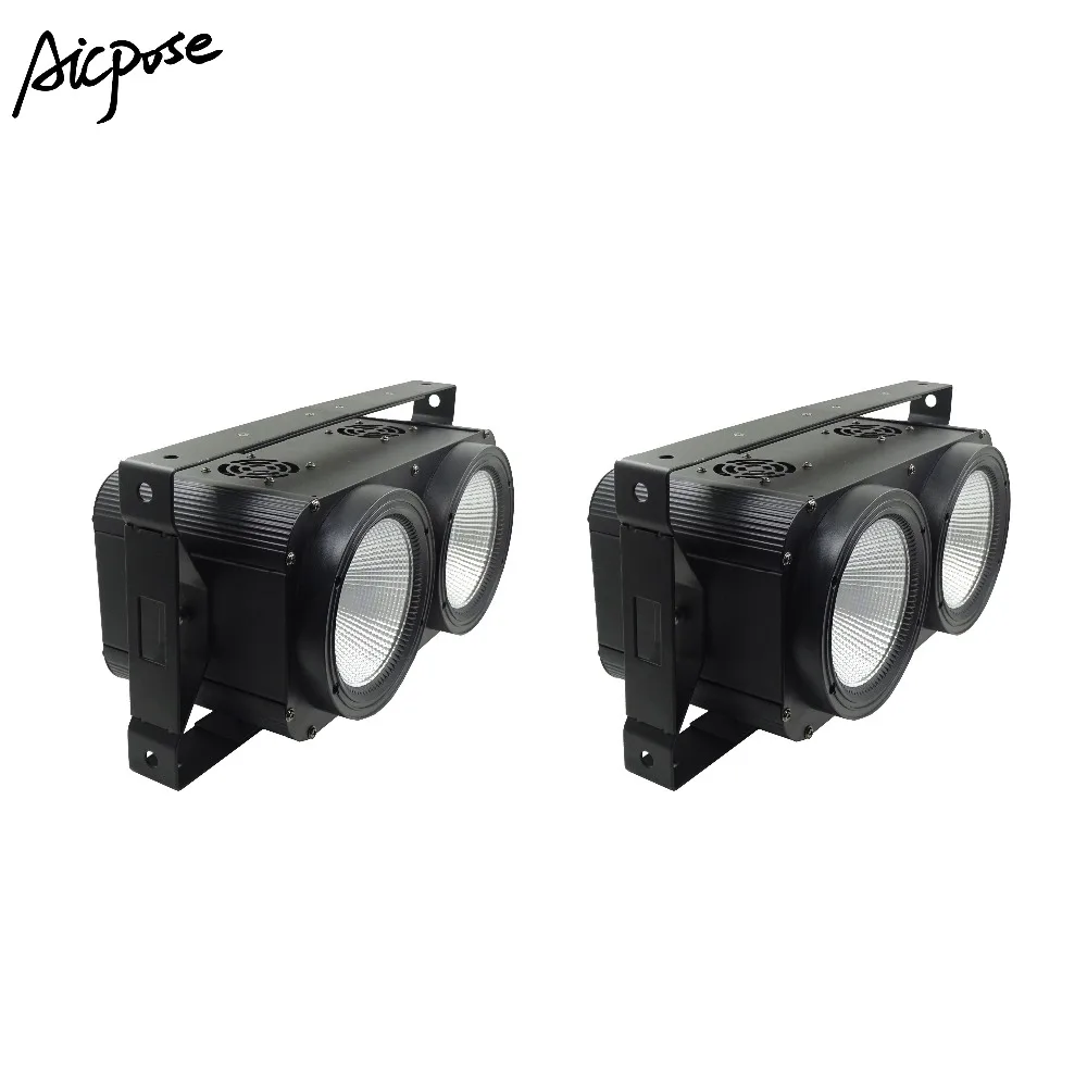 2Pcs/lots 200W High Power Audience Light Two Eyes COB 2x100w Surface Light For Stage DJ Bar Effect Club Lighting
2Pcs/lots 200W High Power Audience Light Two Eyes COB 2x100w Surface Light For Stage DJ Bar Effect Club Lighting