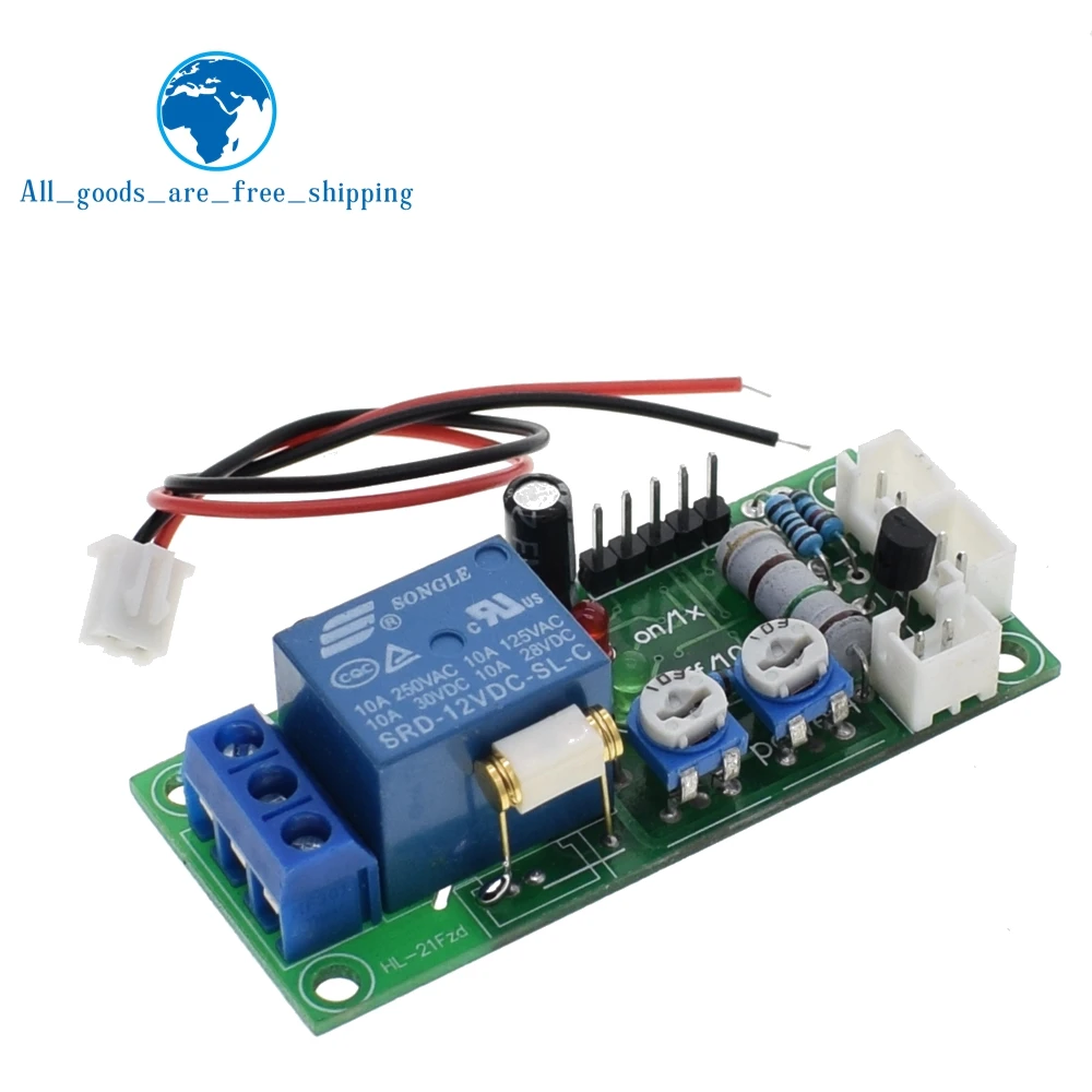 TZT Vibration Module/ Vibration Sensors Relay Switch Sensitivity and The Time Delay Adjustable (D2A1) 12V
TZT Vibration Module/ Vibration Sensors Relay Switch Sensitivity and The Time Delay Adjustable (D2A1) 12V