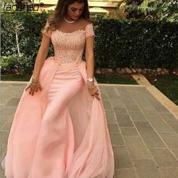 Nude Pink Off the Shoulder 2019 Cheap Chiffon Bridesmaid Dresses Mermaid Appliques Long Wedding Party Dresses For Women
Nude Pink Off the Shoulder 2019 Cheap Chiffon Bridesmaid Dresses Mermaid Appliques Long Wedding Party Dresses For Women