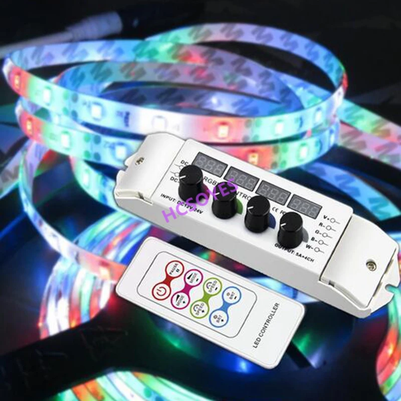 BC-354RF DC12V -24V Knob RGBW controller with RF wireless Remote RGB Controller multi function display controller 5A/CH*4 RGBW
BC-354RF DC12V -24V Knob RGBW controller with RF wireless Remote RGB Controller multi function display controller 5A/CH*4 RGBW