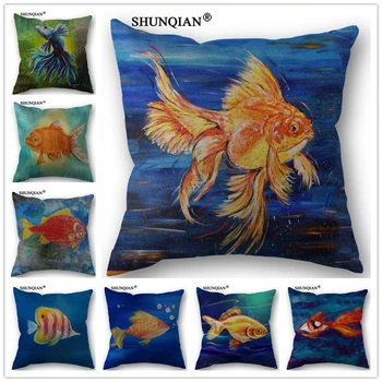 Y4142 Custom Pillowcase Watercolor fish Cotton Linen One Side Pillow Cases home Hot Sale Pillow Covers 45x45cm
Y4142 Custom Pillowcase Watercolor fish Cotton Linen One Side Pillow Cases home Hot Sale Pillow Covers 45x45cm