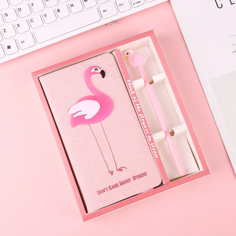 New Arrival Cute Pink A Flamingo Notebook gel pen set with box Diary Weekly Planner School Office Supplies Kawaii Stationery
New Arrival Cute Pink A Flamingo Notebook gel pen set with box Diary Weekly Planner School Office Supplies Kawaii Stationery